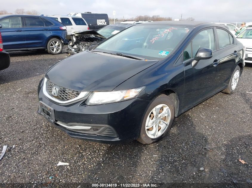 2013 HONDA CIVIC SDN LX 2HGFB2F57DH590073
