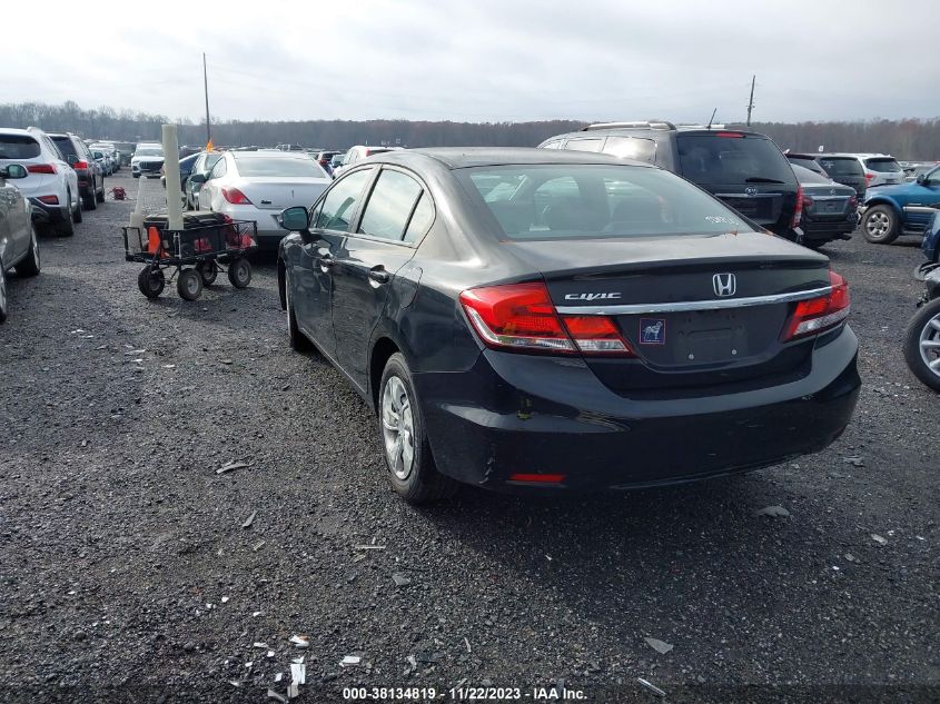 2013 HONDA CIVIC SDN LX 2HGFB2F57DH590073