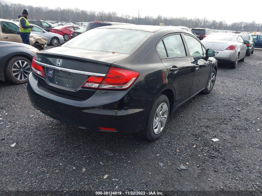 2013 HONDA CIVIC SDN LX 2HGFB2F57DH590073