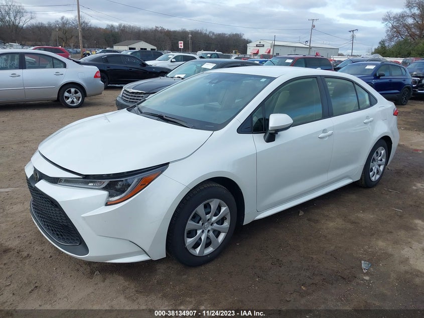 VIN JTDEPMAEXN3003626 2022 TOYOTA COROLLA LE