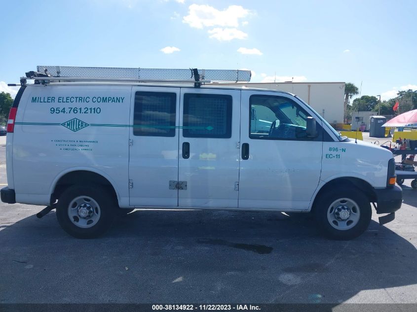 2017 CHEVROLET EXPRESS 2500 WORK VAN 1GCWGAFF0H1351021