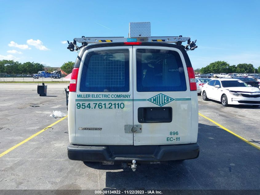 2017 CHEVROLET EXPRESS 2500 WORK VAN 1GCWGAFF0H1351021