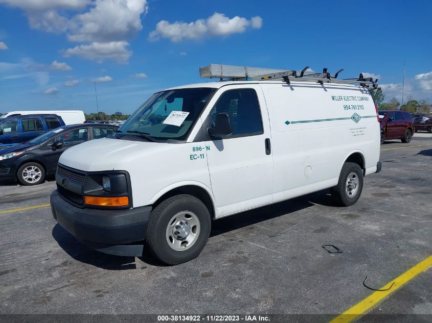 2017 CHEVROLET EXPRESS 2500 WORK VAN 1GCWGAFF0H1351021