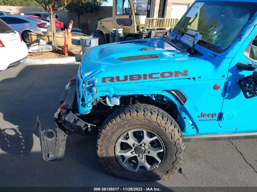 2021 JEEP WRANGLER UNLIMITED RUBICON 4X4 - 1C4HJXFN0MW613444