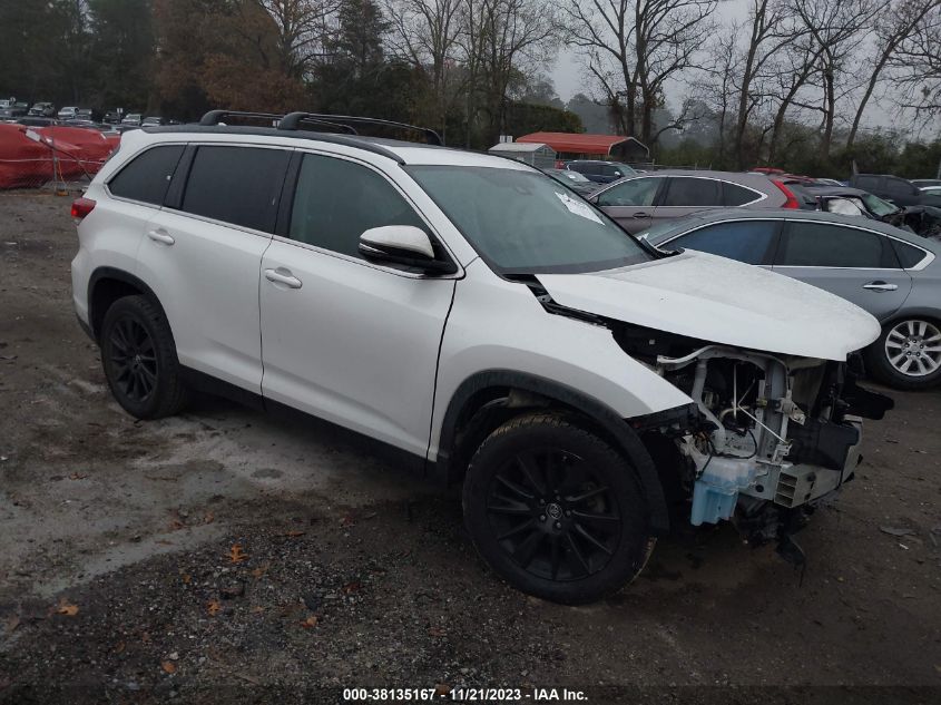 2019 TOYOTA HIGHLANDER SE - 5TDKZRFH4KS339585