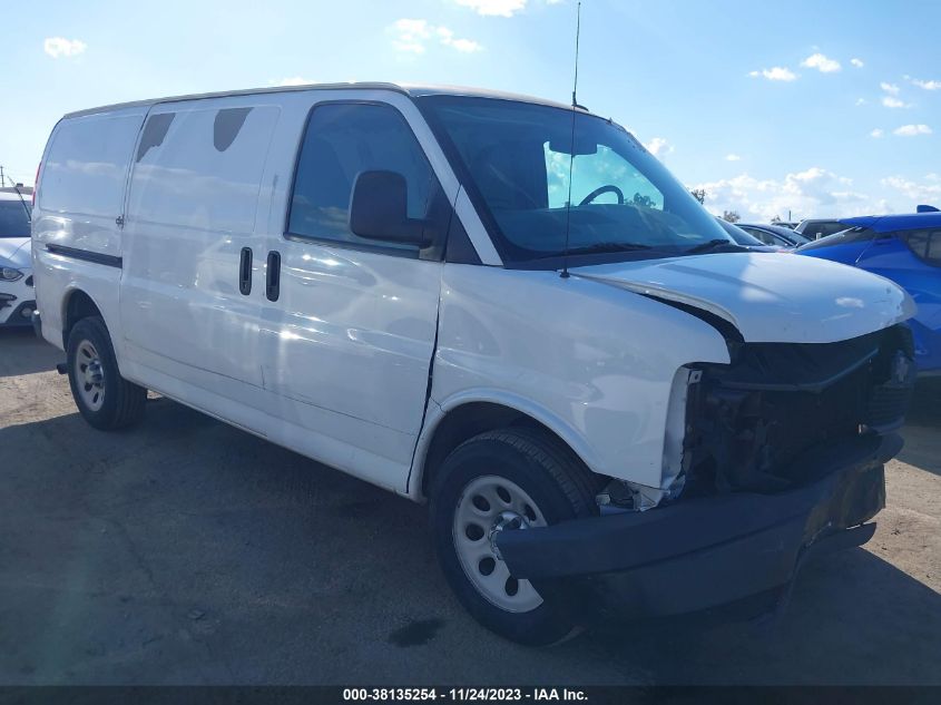 2013 CHEVROLET EXPRESS 1500 WORK VAN 1GCSGAFX3D1115299