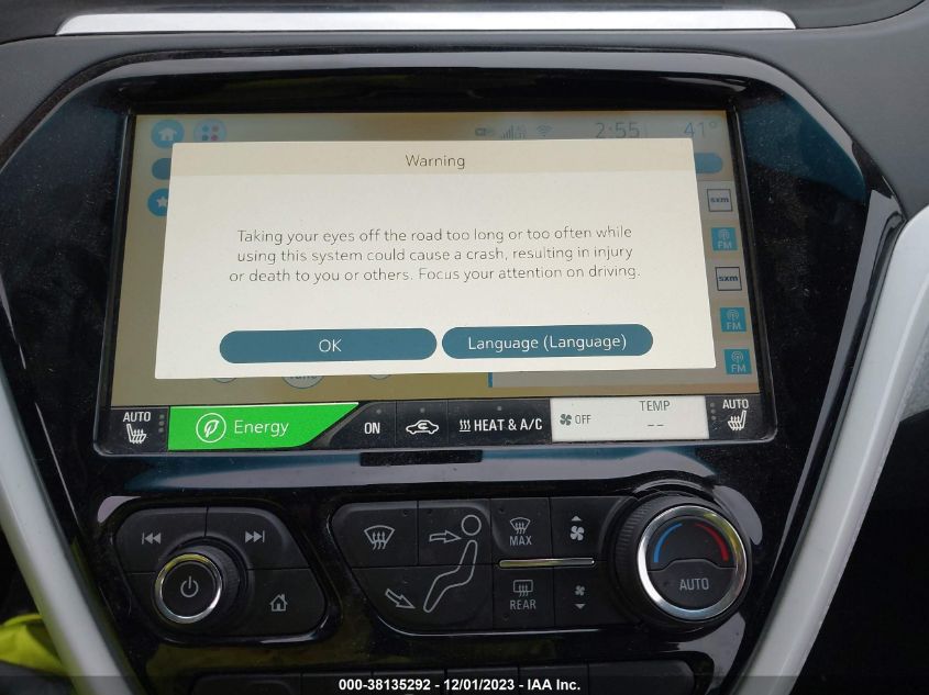 2017 CHEVROLET BOLT EV LT - 1G1FW6S00H4185057