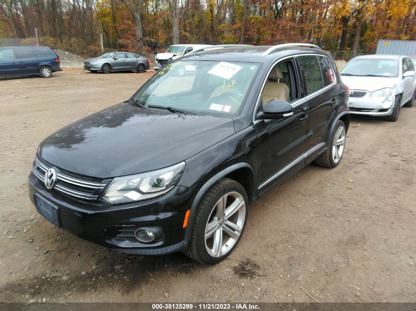 2014 VOLKSWAGEN TIGUAN R-LINE - WVGBV3AX3EW075329