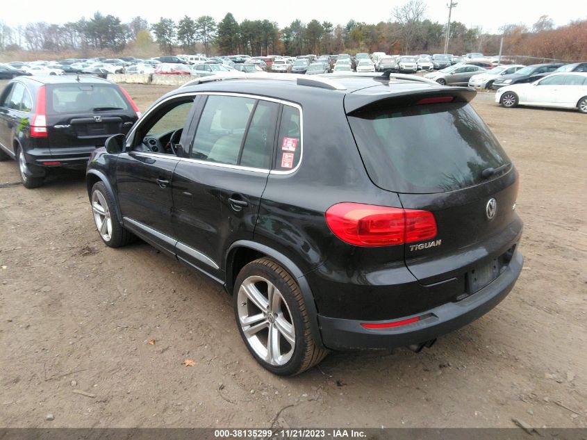 2014 VOLKSWAGEN TIGUAN R-LINE - WVGBV3AX3EW075329