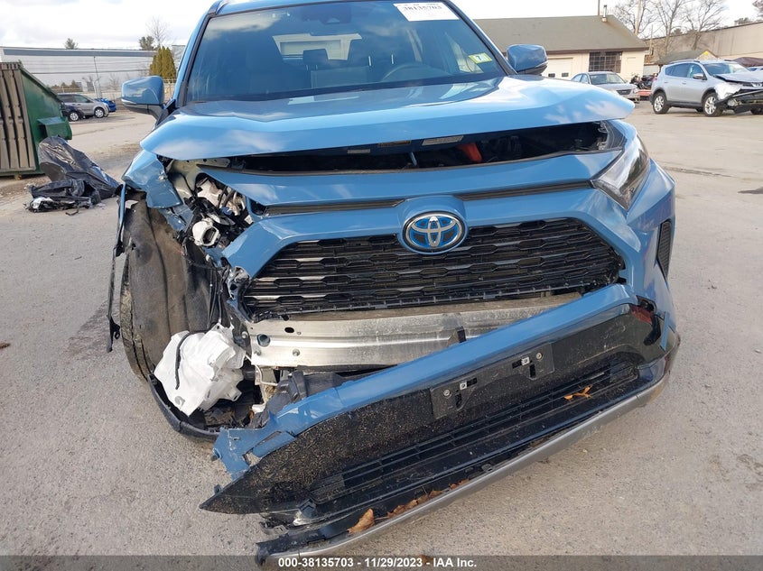 VIN JTM16RFV9ND064936 2022 TOYOTA RAV4 SE HYBRID