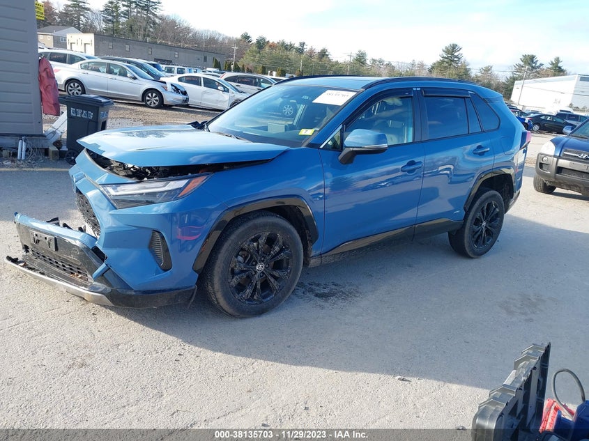 VIN JTM16RFV9ND064936 2022 TOYOTA RAV4 SE HYBRID