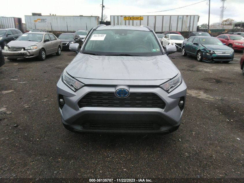 2021 TOYOTA RAV4 XLE HYBRID - 4T3RWRFV1MU014701