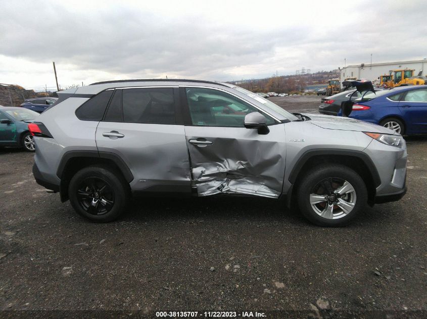 2021 TOYOTA RAV4 XLE HYBRID - 4T3RWRFV1MU014701