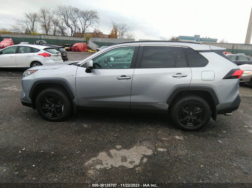 2021 TOYOTA RAV4 XLE HYBRID - 4T3RWRFV1MU014701