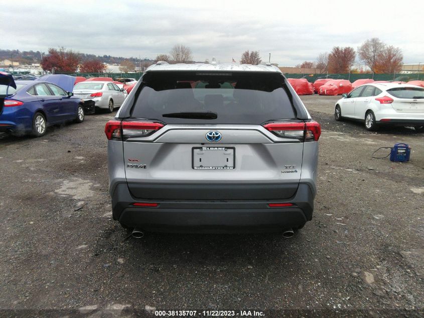 2021 TOYOTA RAV4 XLE HYBRID - 4T3RWRFV1MU014701