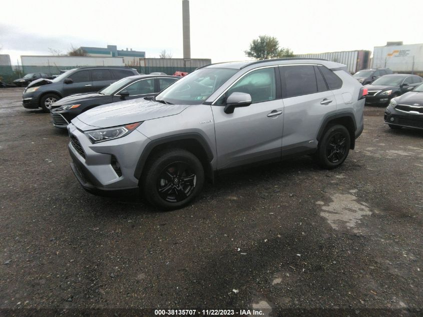 2021 TOYOTA RAV4 XLE HYBRID - 4T3RWRFV1MU014701