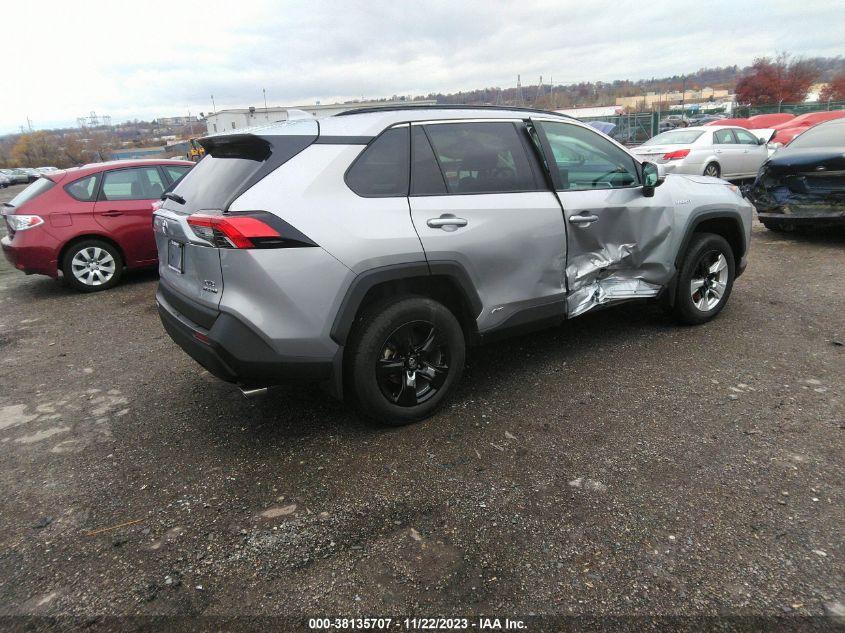 2021 TOYOTA RAV4 XLE HYBRID - 4T3RWRFV1MU014701
