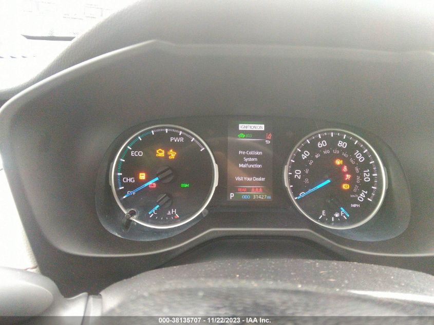 2021 TOYOTA RAV4 XLE HYBRID - 4T3RWRFV1MU014701