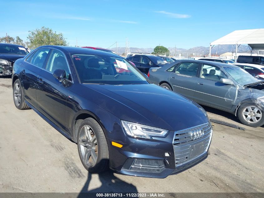 2017 AUDI A4 2.0T PREMIUM - WAUENAF49HN034456