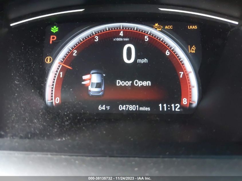 2019 HONDA CIVIC SPORT - 2HGFC2F8XKH502105