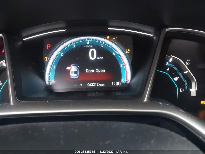 2019 HONDA CIVIC EX - JHMFC1F31KX004981