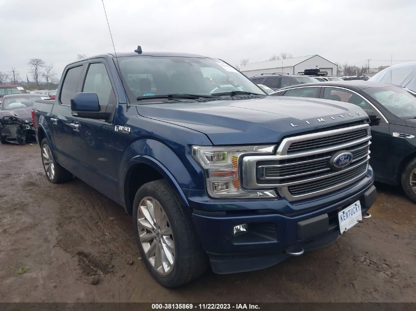 2018 FORD F-150 LIMITED - 1FTEW1EG7JFA59819