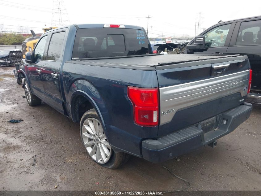 2018 FORD F-150 LIMITED - 1FTEW1EG7JFA59819