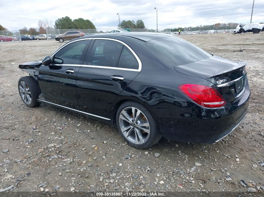 2017 MERCEDES-BENZ C 300 LUXURY/SPORT - 55SWF4JB3HU219658