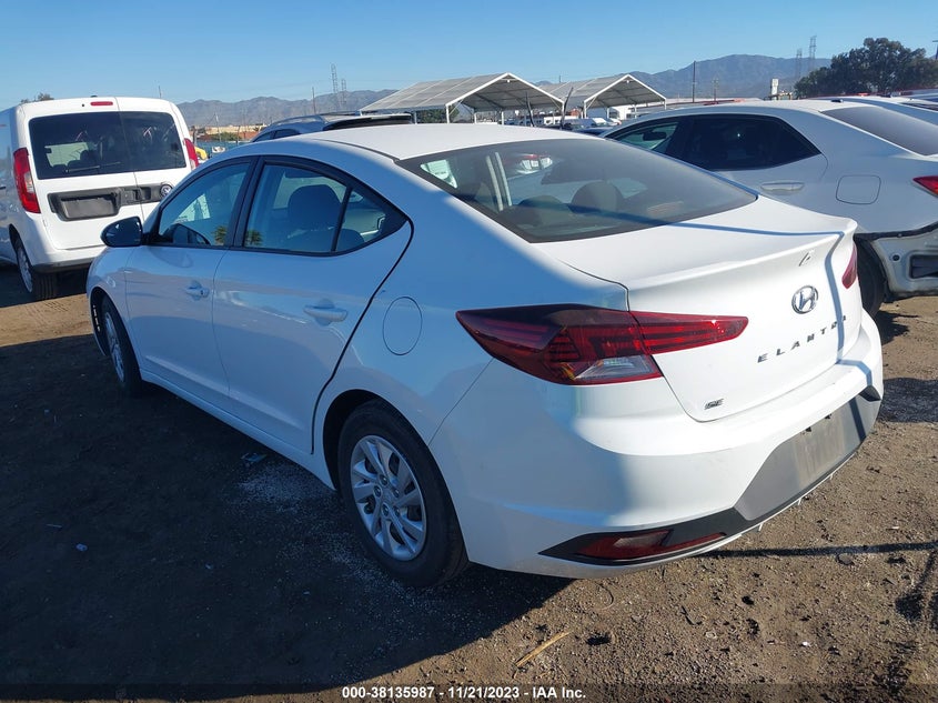 VIN 5NPD74LF3KH452275 2019 HYUNDAI ELANTRA SE