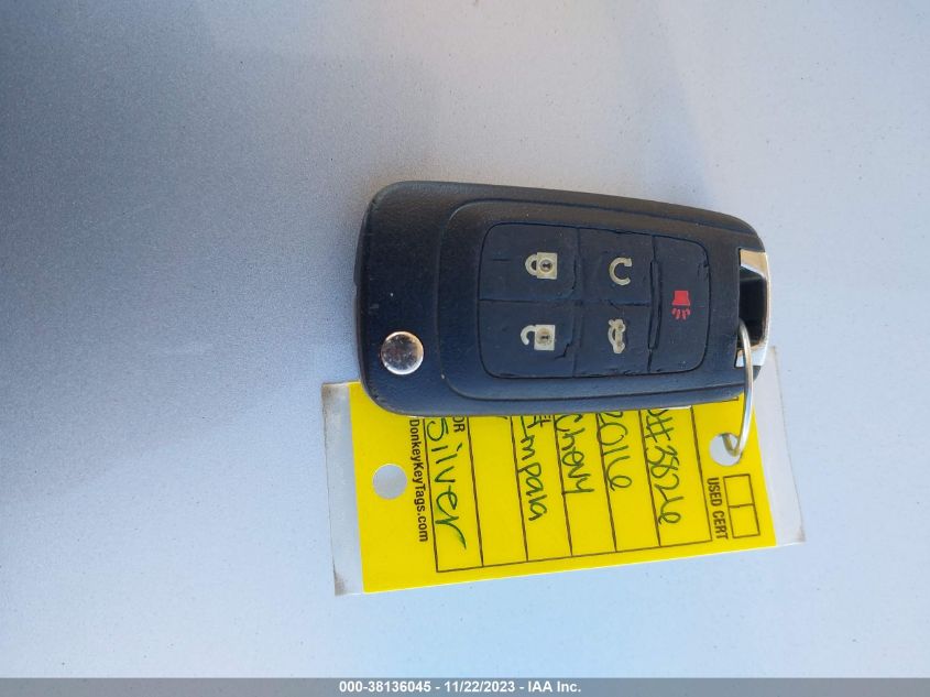 2016 CHEVROLET IMPALA 2LZ - 2G1145S31G9128981