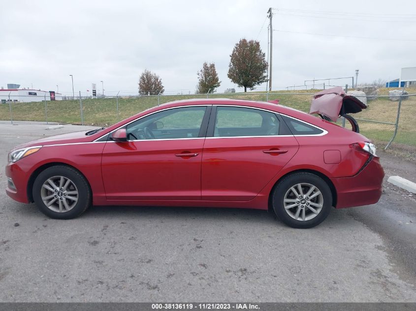 2015 HYUNDAI SONATA SE - 5NPE24AF1FH139981