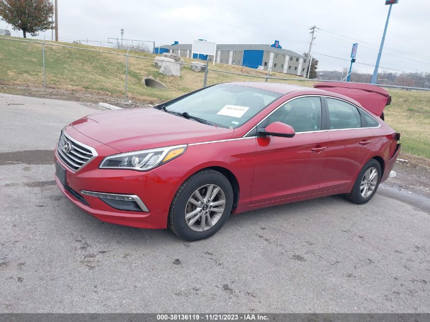 2015 HYUNDAI SONATA SE - 5NPE24AF1FH139981