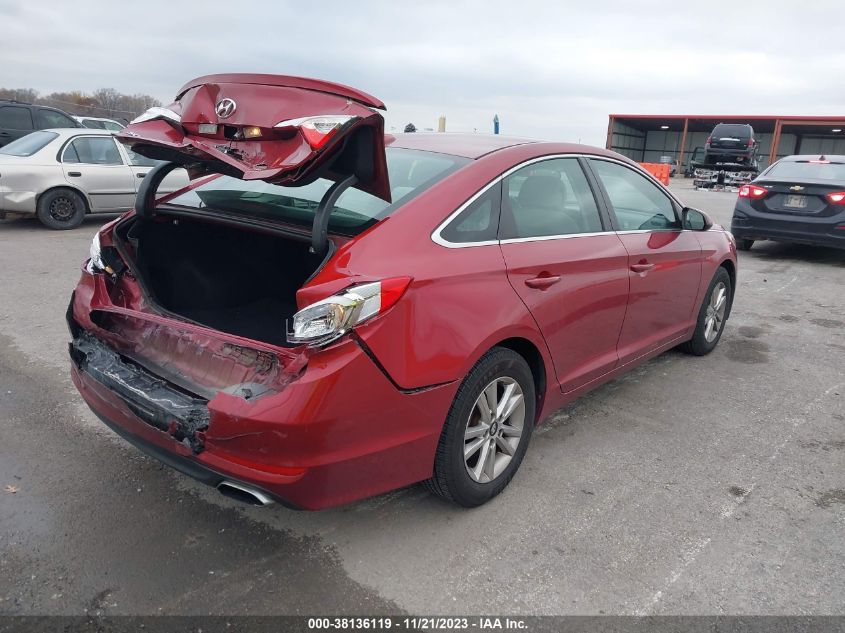 2015 HYUNDAI SONATA SE - 5NPE24AF1FH139981