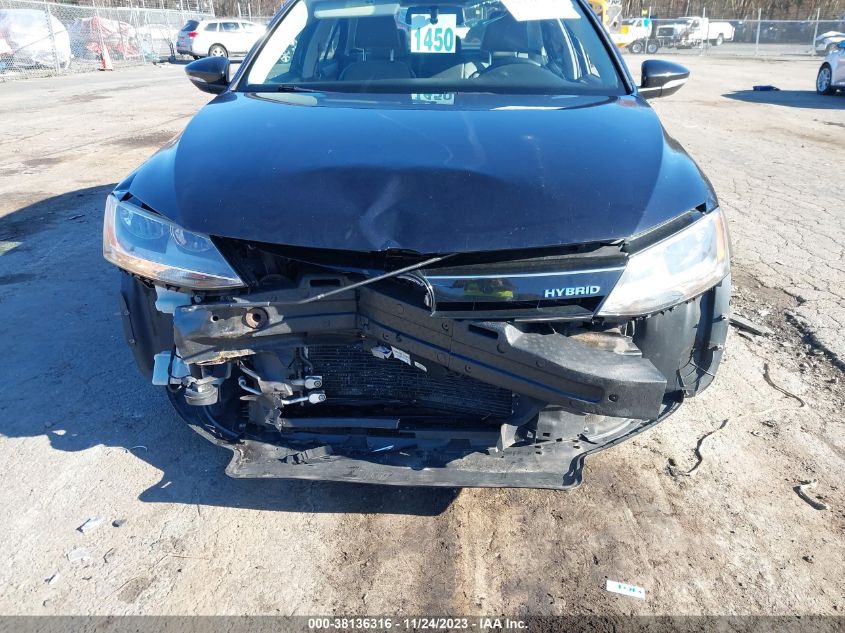 2013 VOLKSWAGEN JETTA HYBRID SEL 3VW637AJ8DM298069