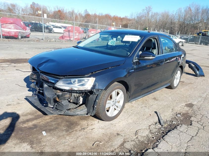2013 VOLKSWAGEN JETTA HYBRID SEL 3VW637AJ8DM298069