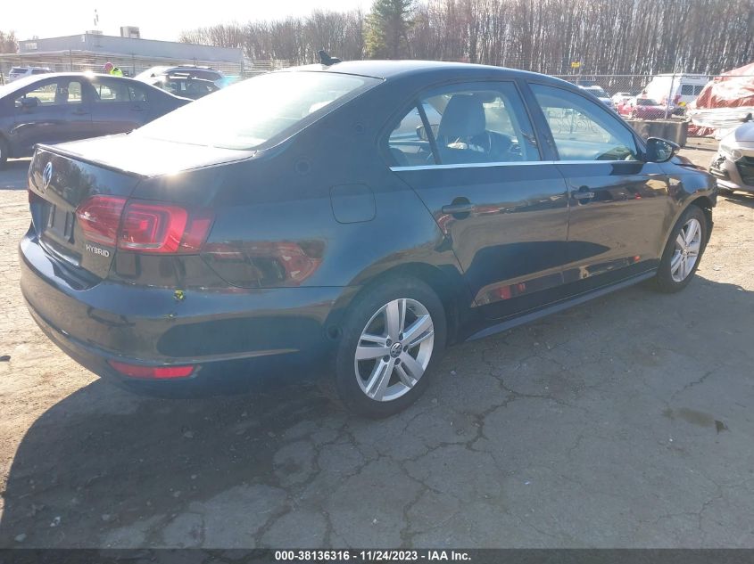2013 VOLKSWAGEN JETTA HYBRID SEL 3VW637AJ8DM298069