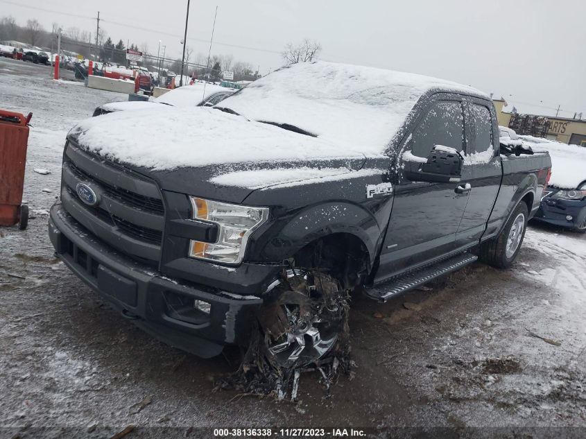 2015 FORD F-150 LARIAT - 1FTFX1EG2FFB60100