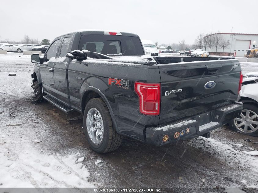 2015 FORD F-150 LARIAT - 1FTFX1EG2FFB60100