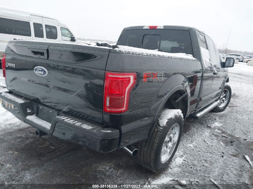 2015 FORD F-150 LARIAT - 1FTFX1EG2FFB60100