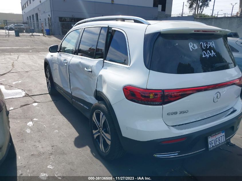 2023 MERCEDES-BENZ EQB 350 SUV 4MATIC W1N9M1DB6PN016870