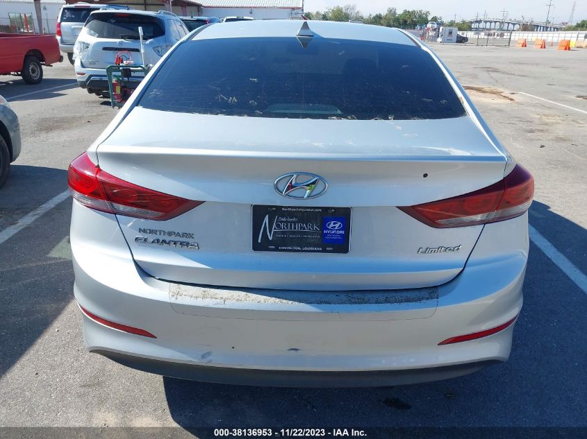 2017 HYUNDAI ELANTRA LIMITED - 5NPD84LF7HH051737