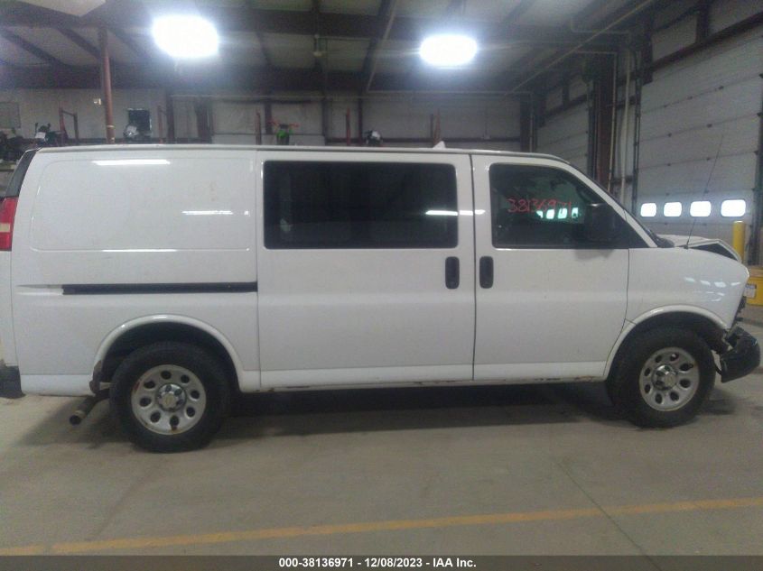 2013 CHEVROLET EXPRESS 1500 WORK VAN 1GCSGAFX0D1161950