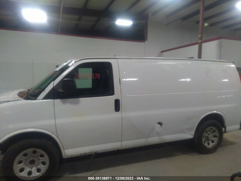 2013 CHEVROLET EXPRESS 1500 WORK VAN 1GCSGAFX0D1161950