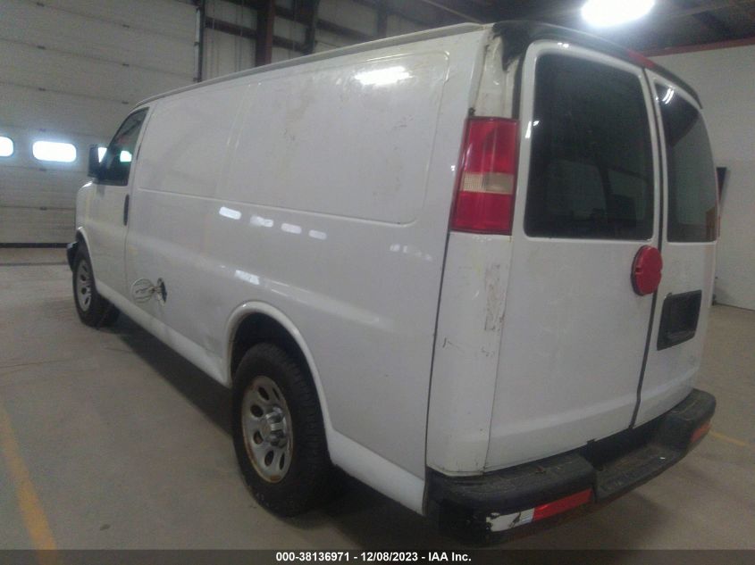 2013 CHEVROLET EXPRESS 1500 WORK VAN 1GCSGAFX0D1161950