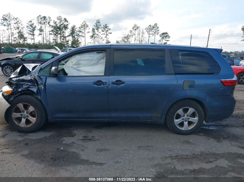 2015 TOYOTA SIENNA L 7 PASSENGER - 5TDZK3DC6FS573062