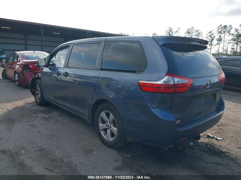 2015 TOYOTA SIENNA L 7 PASSENGER - 5TDZK3DC6FS573062