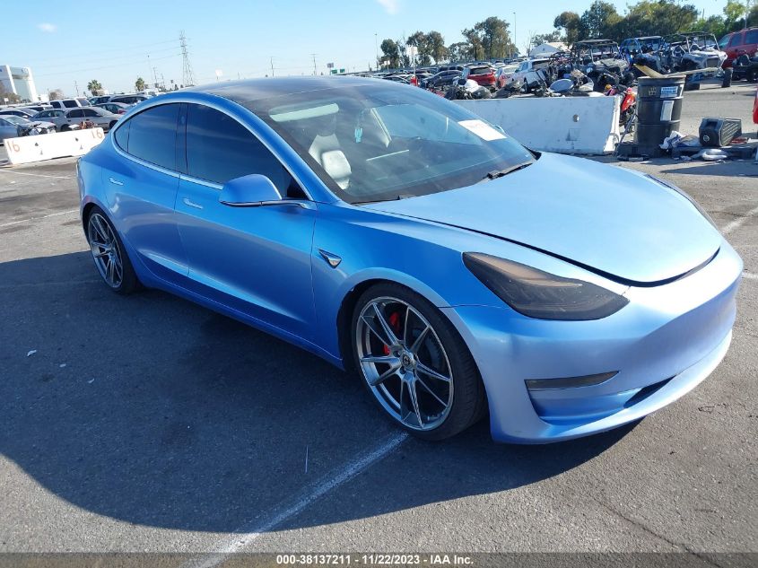 2019 TESLA MODEL 3 LONG RANGE/PERFORMANCE - 5YJ3E1EB2KF231081