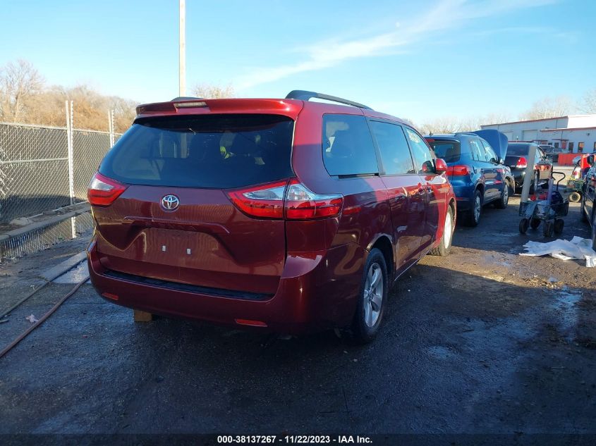 5TDKZ3DC7HS894401 2017 TOYOTA SIENNA, photo no. 4