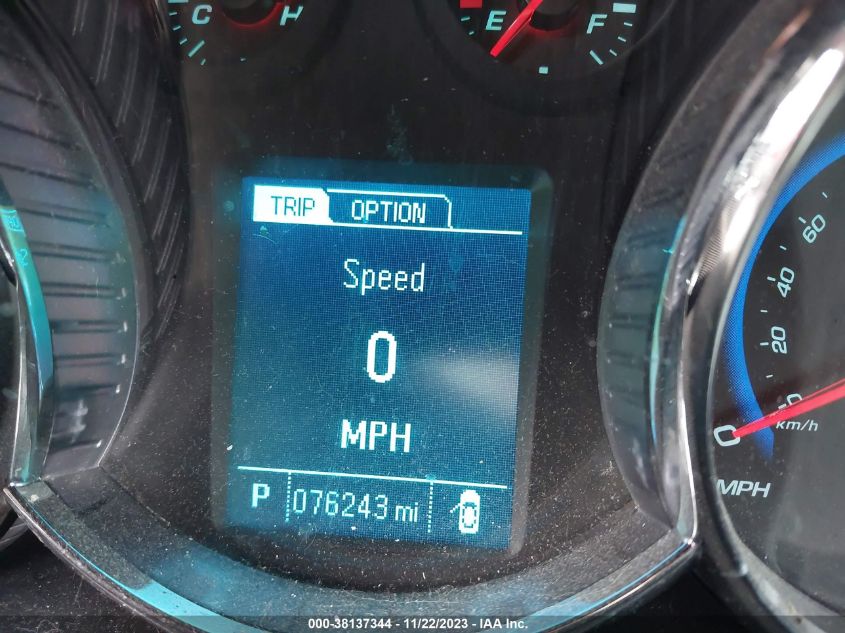 2016 CHEVROLET CRUZE LIMITED 1LT AUTO - 1G1PE5SB6G7171714