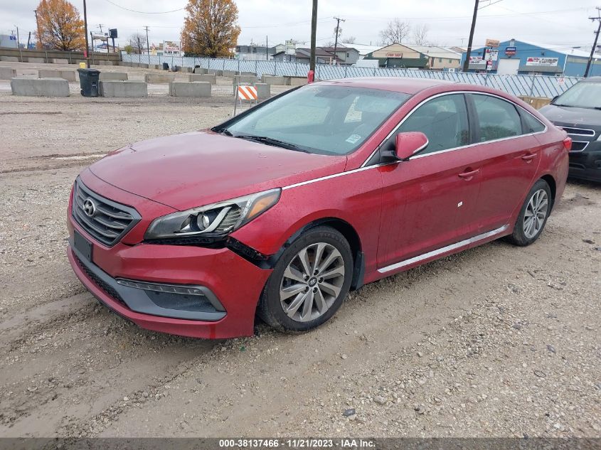 2016 HYUNDAI SONATA SPORT - 5NPE34AF8GH289374